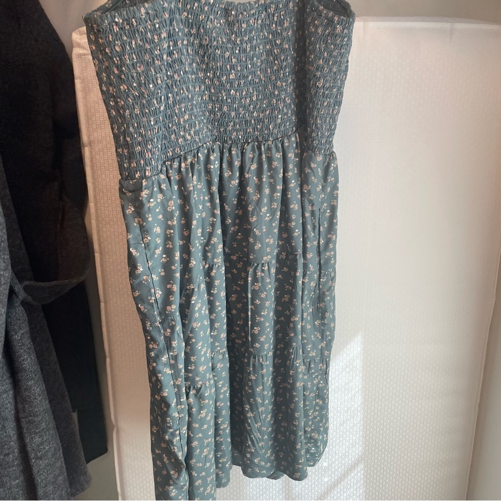 Madewell Tucker Tie Strap Mini Dress Size XL - Picture 9 of 10